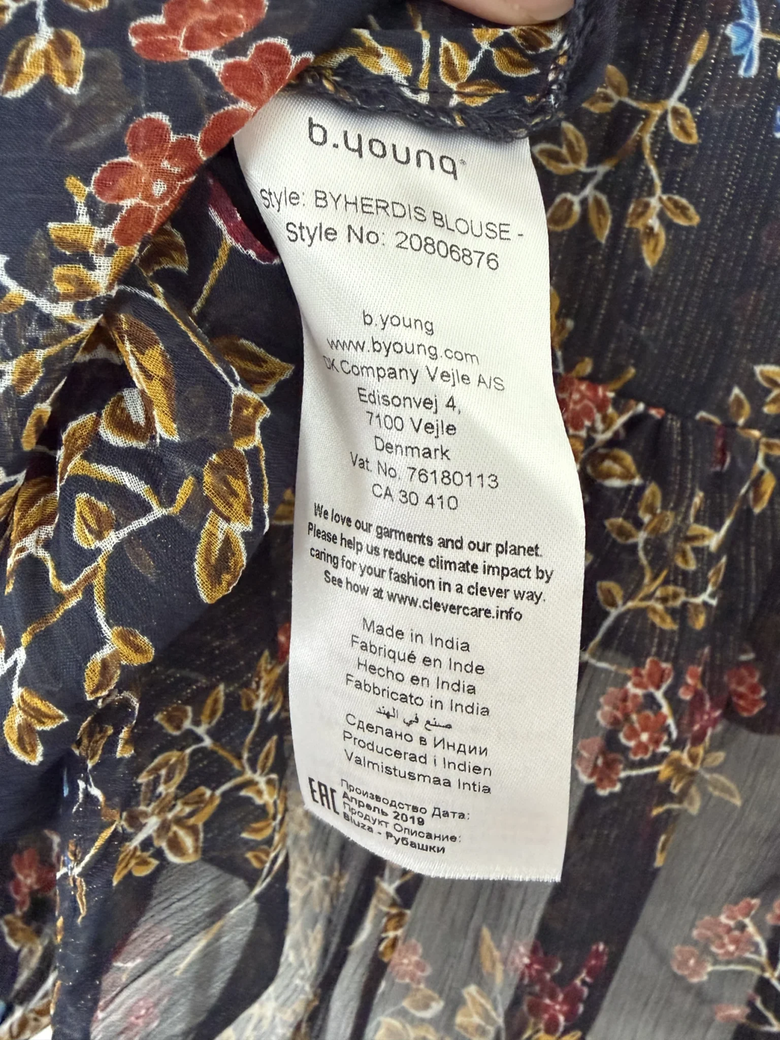 Image for Babydoll blouse