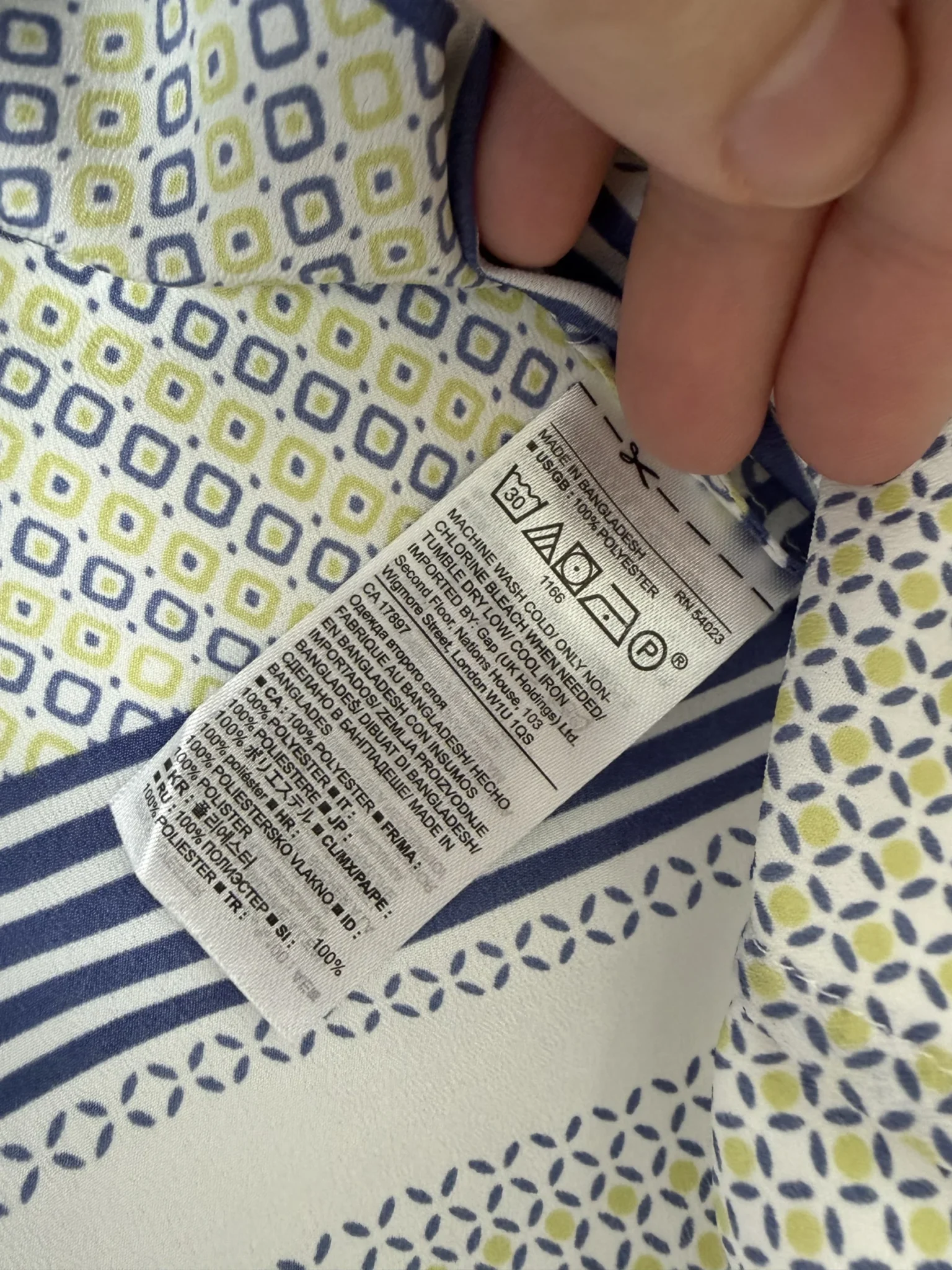 Image for Short-sleeved blouse BANANA REPUBLIC