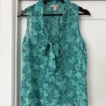 Thumbnail for Sheer blouse-camisole