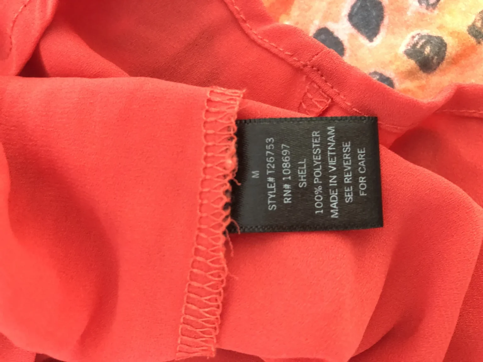 Image for Coral camisole