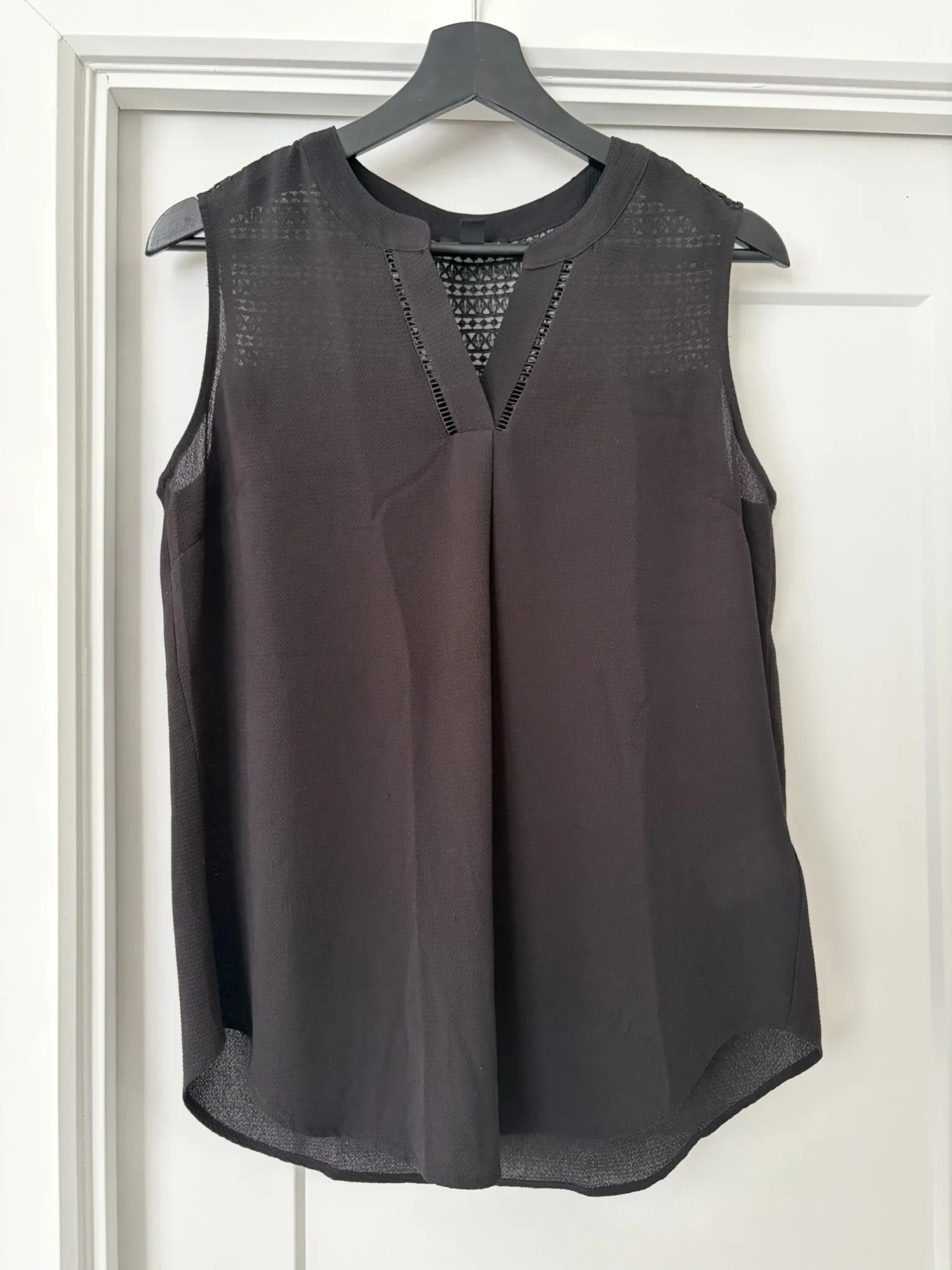 Featured image for Black camisole with crochet details TRIBAL