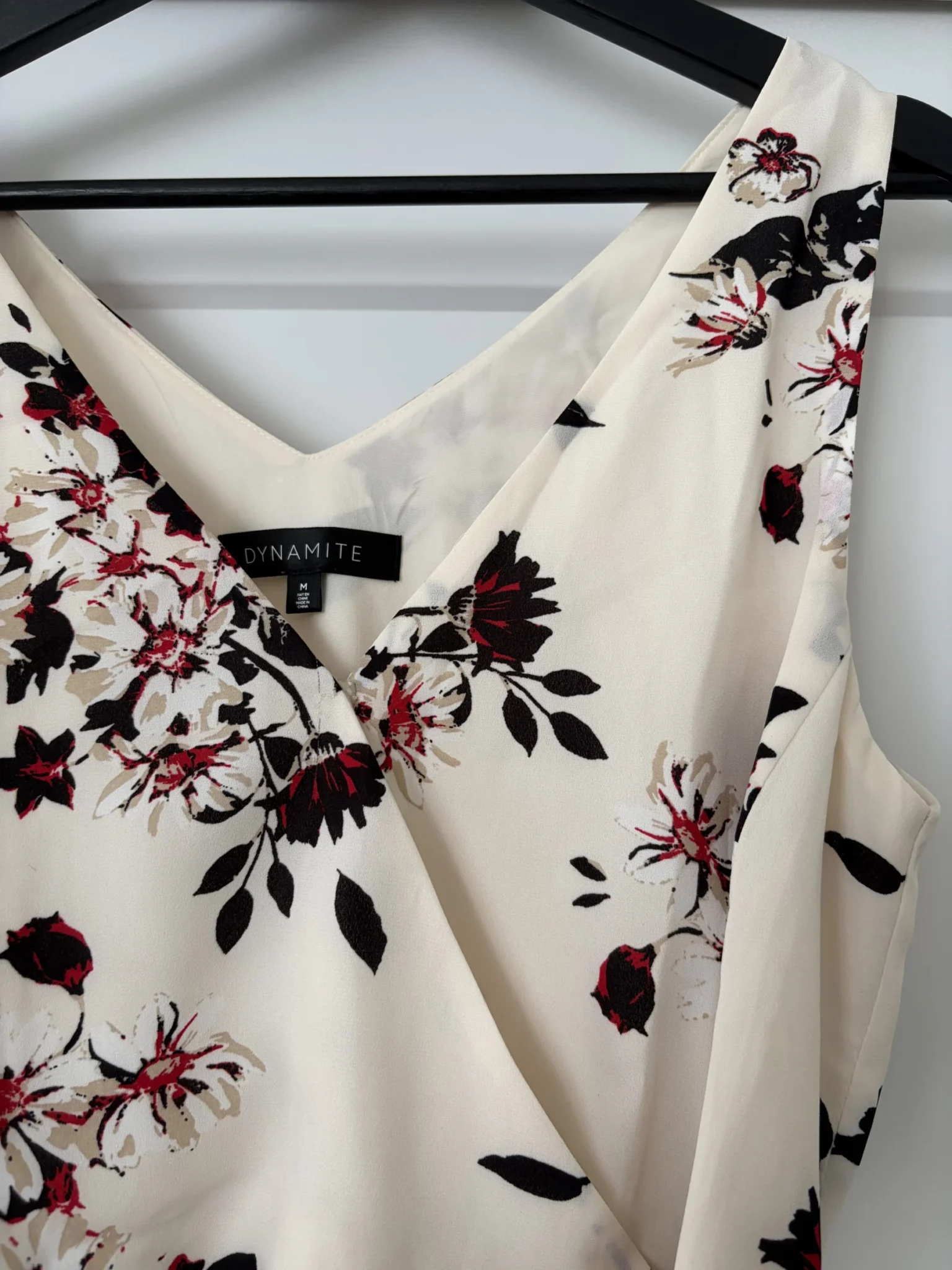 Image for Asymmetric floral dress