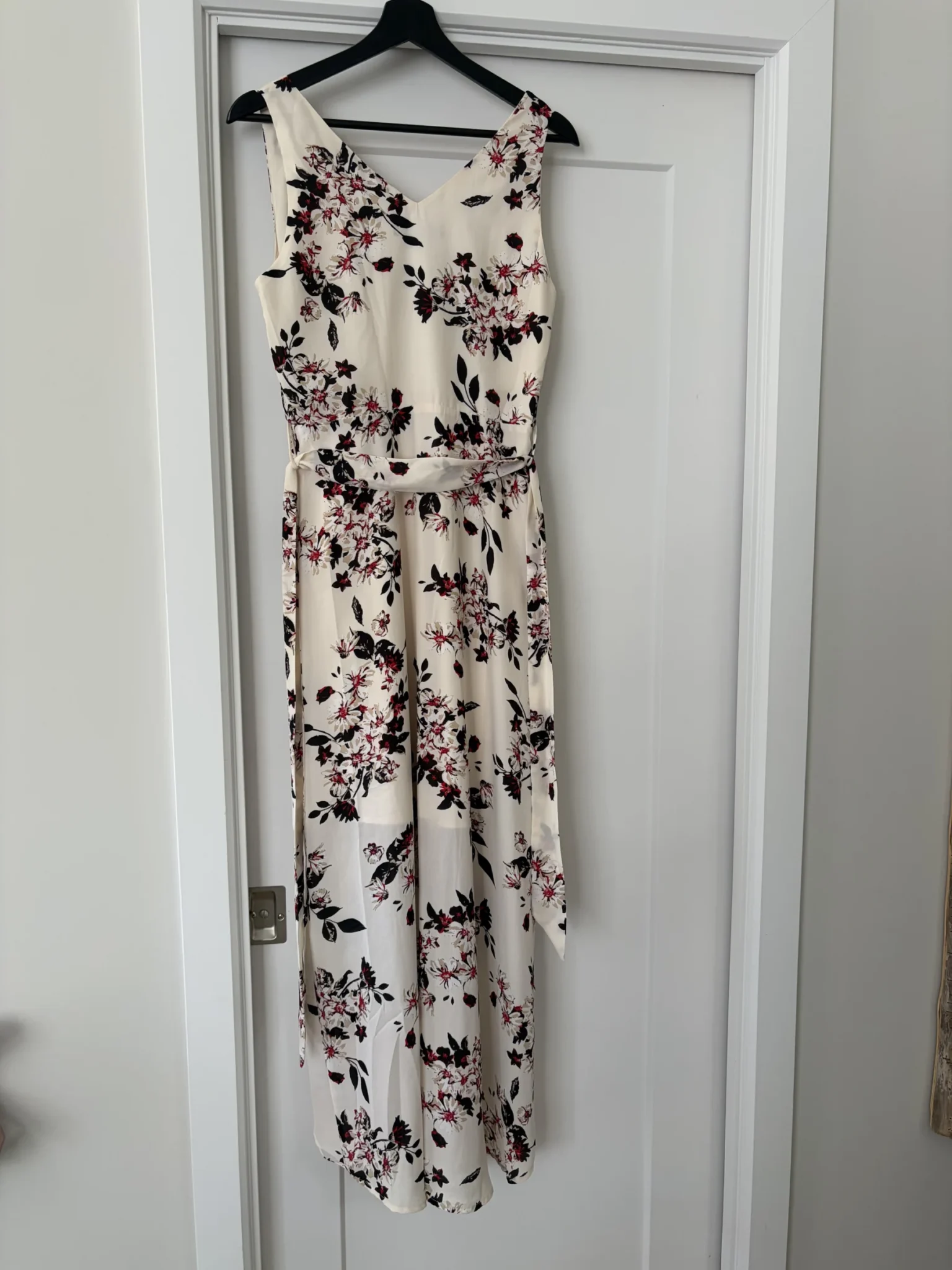 Image for Asymmetric floral dress