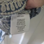 Thumbnail for Denim boho drawstring blouse