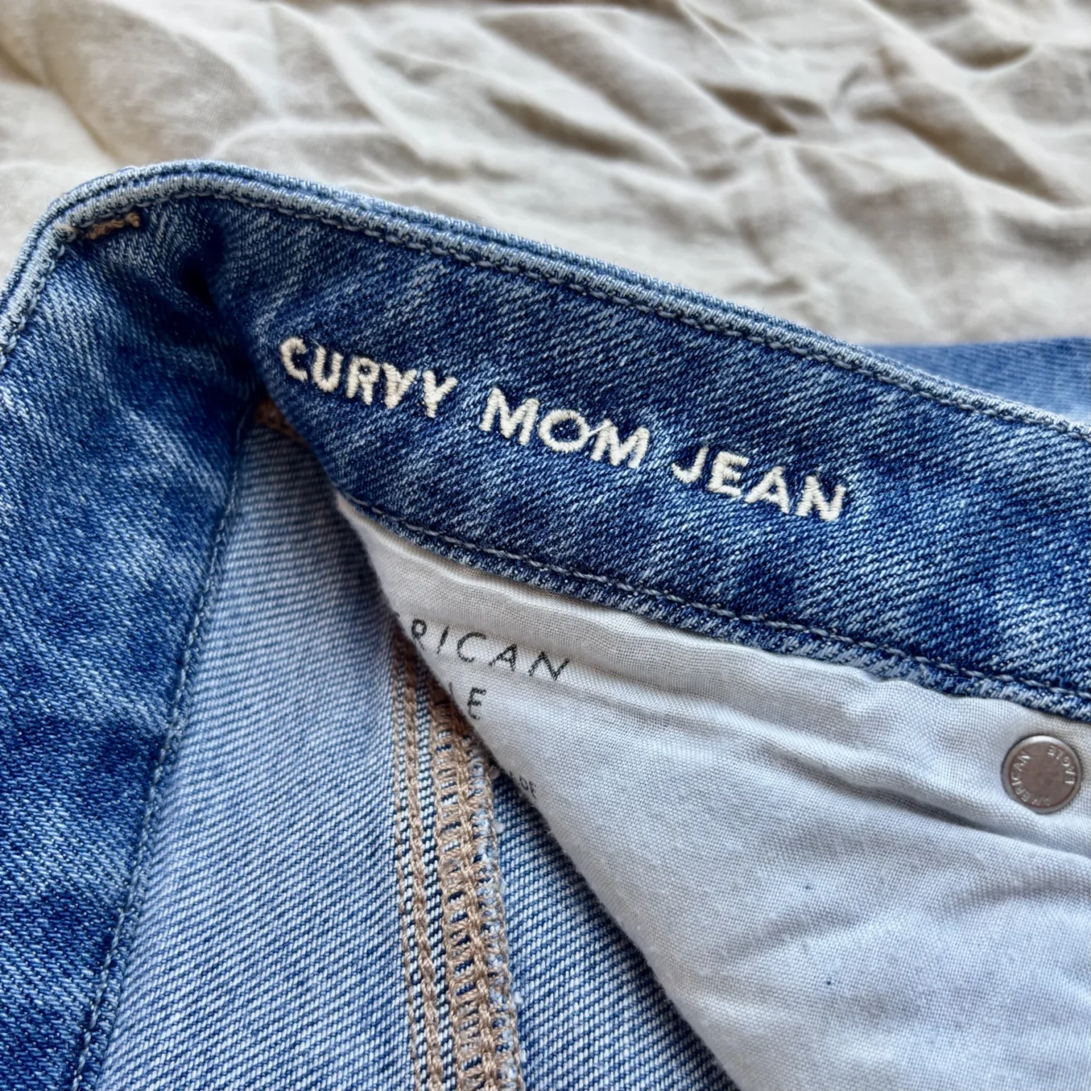 Image for Curvy High Rise Mom Jeans