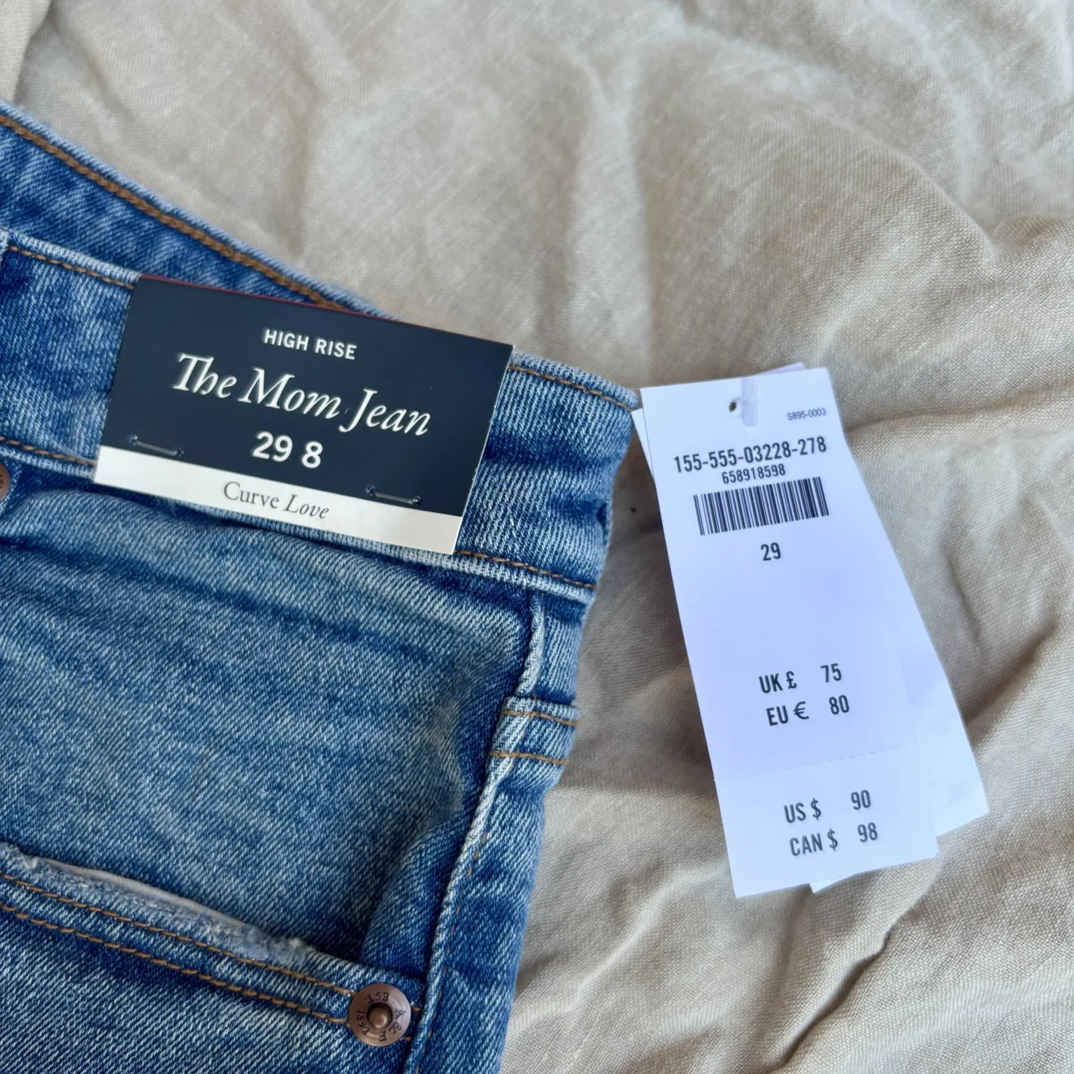 Image for Curve Love High Rise Mom Jean (8/29)