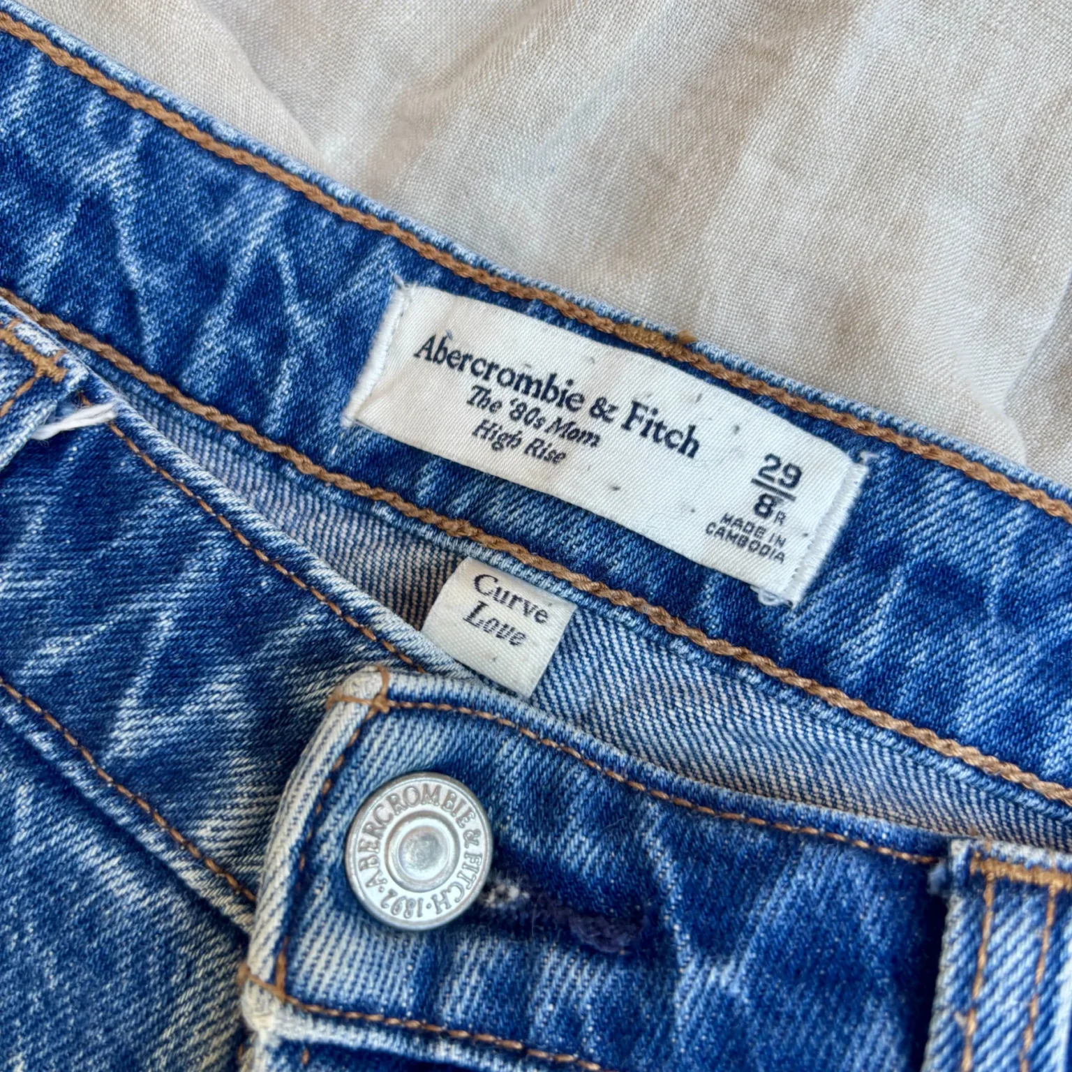 Image for Curve Love High Rise 80s Mom Jeans (Size 8/29)