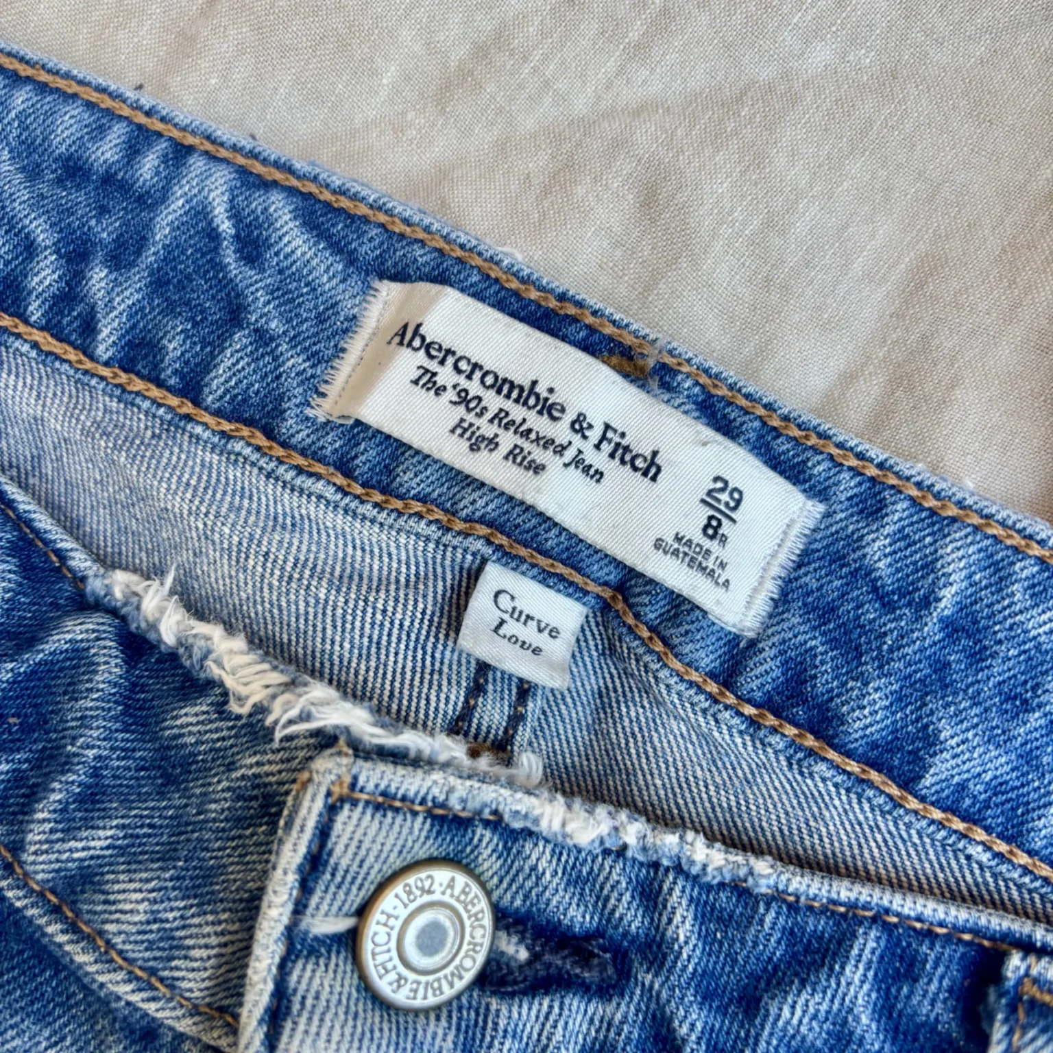 Image for Curve Love High Rise Relaxed Jeans (Size 8/29)