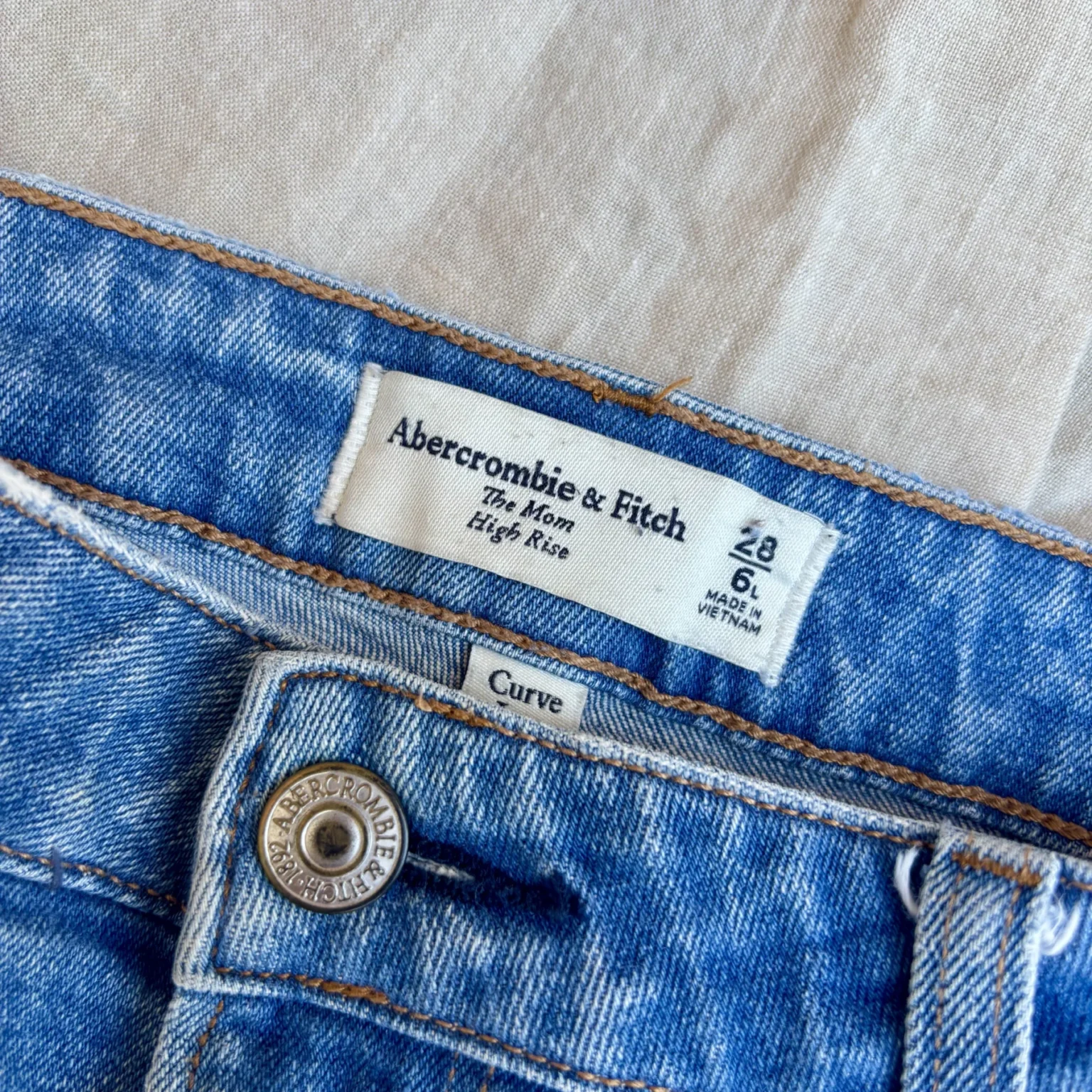 Image for Curve Love High Rise Mom Jeans (Size 6/28)