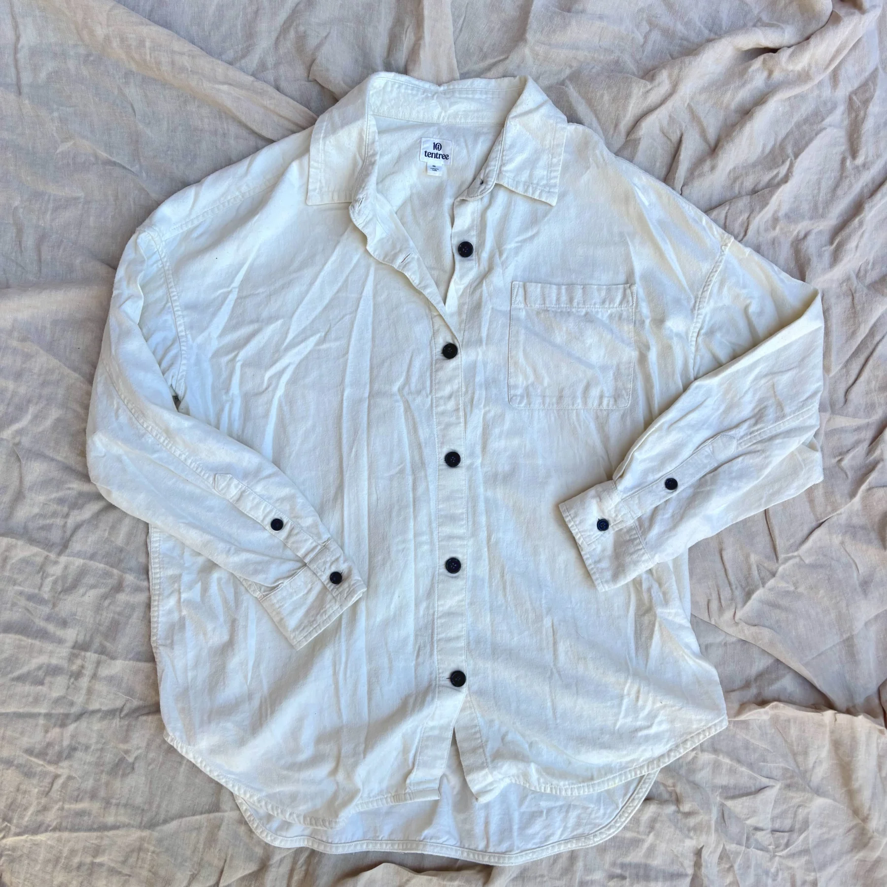 Chemise en flanelle de coton biologique Tentree seconde main