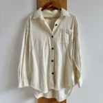 Thumbnail for Chemise en flanelle de coton biologique