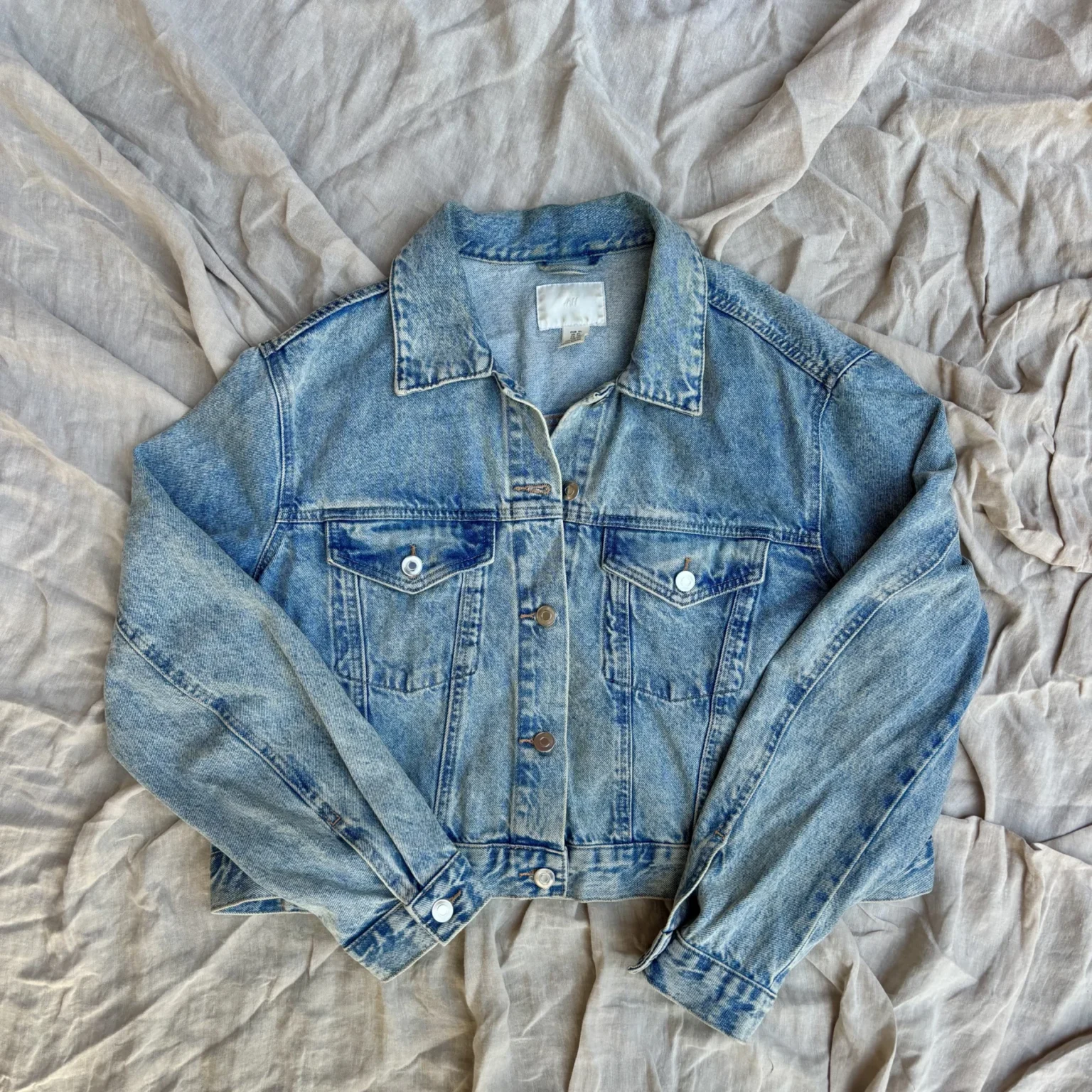 Featured image for Short denim jacket