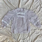 Featured thumbnail for Lightweight floral and lace blouse