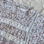Thumbnail for Lightweight floral and lace blouse