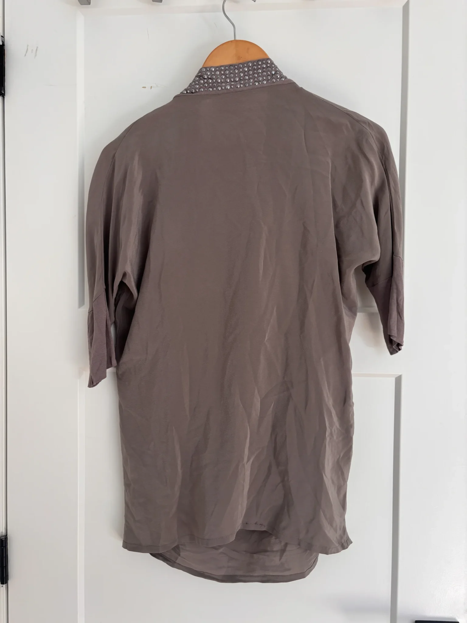 Image for 100% silk blouse Gold Hawk Clothing