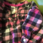 Thumbnail for Cache couche OshKosh manches longues en flanelle 9 mois