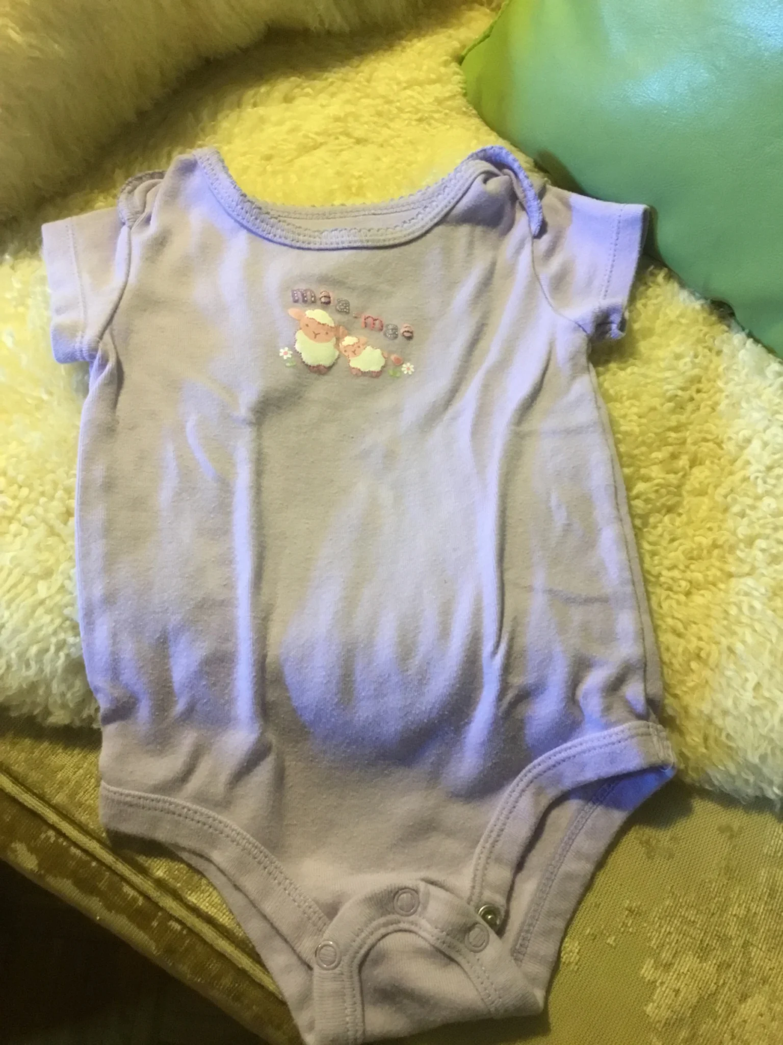 Image for Cache couche pyjama manches courtes 9 mois
