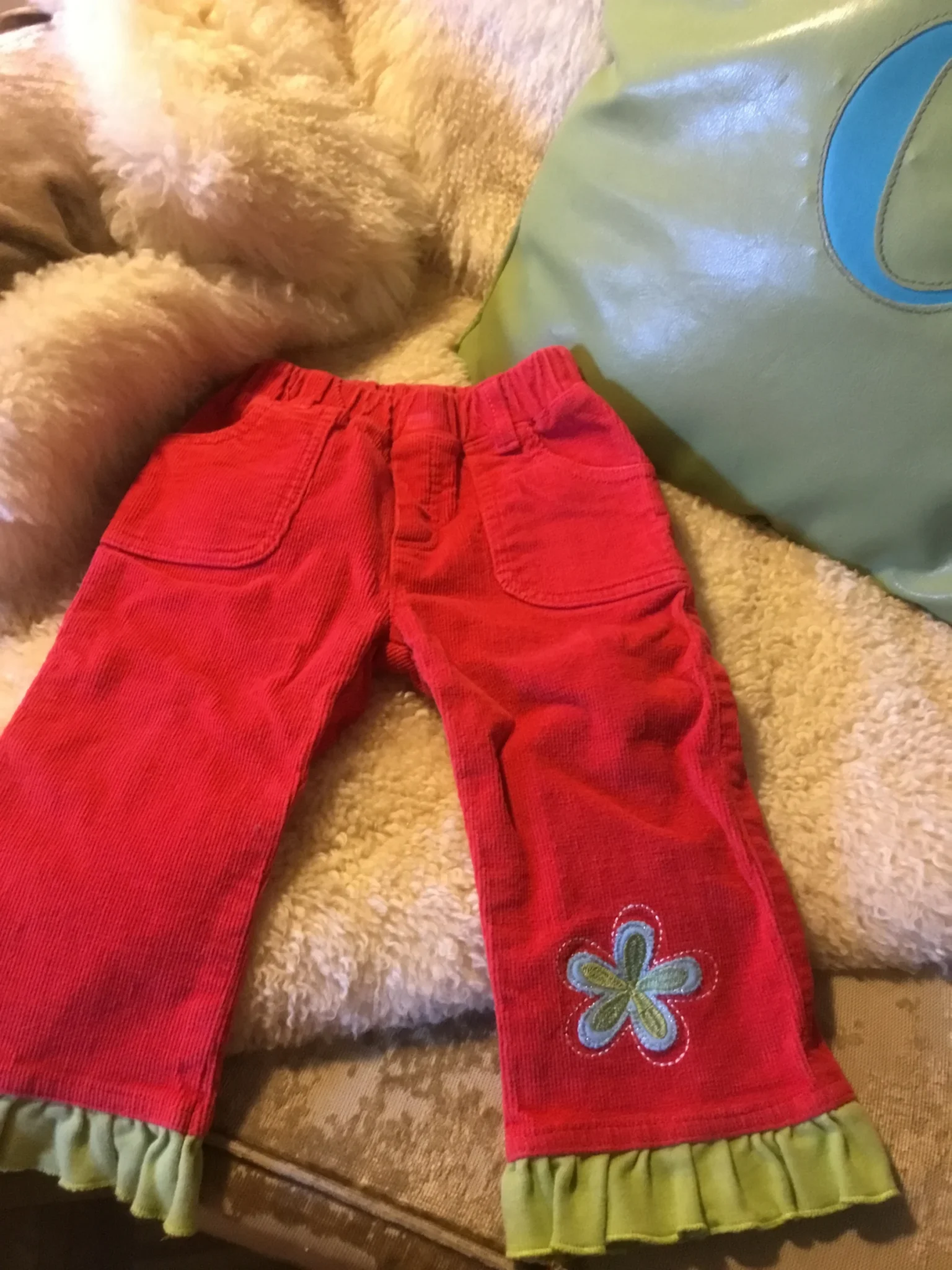 Featured image for Beau pantalon corduroy fillette 9 mois
