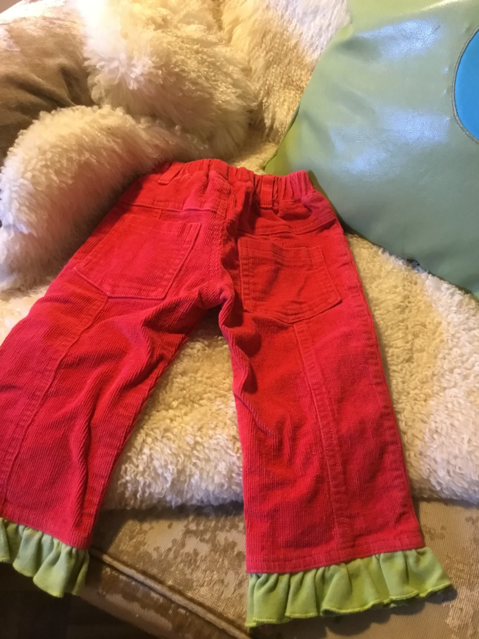 Image for Beau pantalon corduroy fillette 9 mois