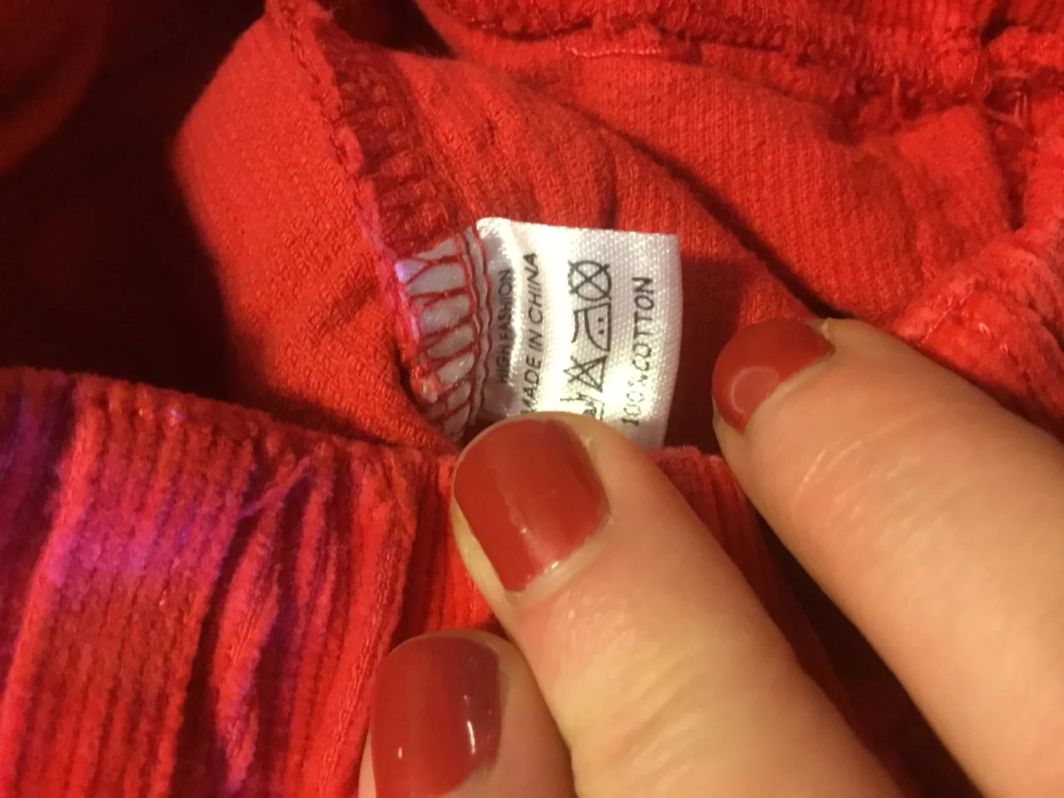 Image for Beau pantalon corduroy fillette 9 mois