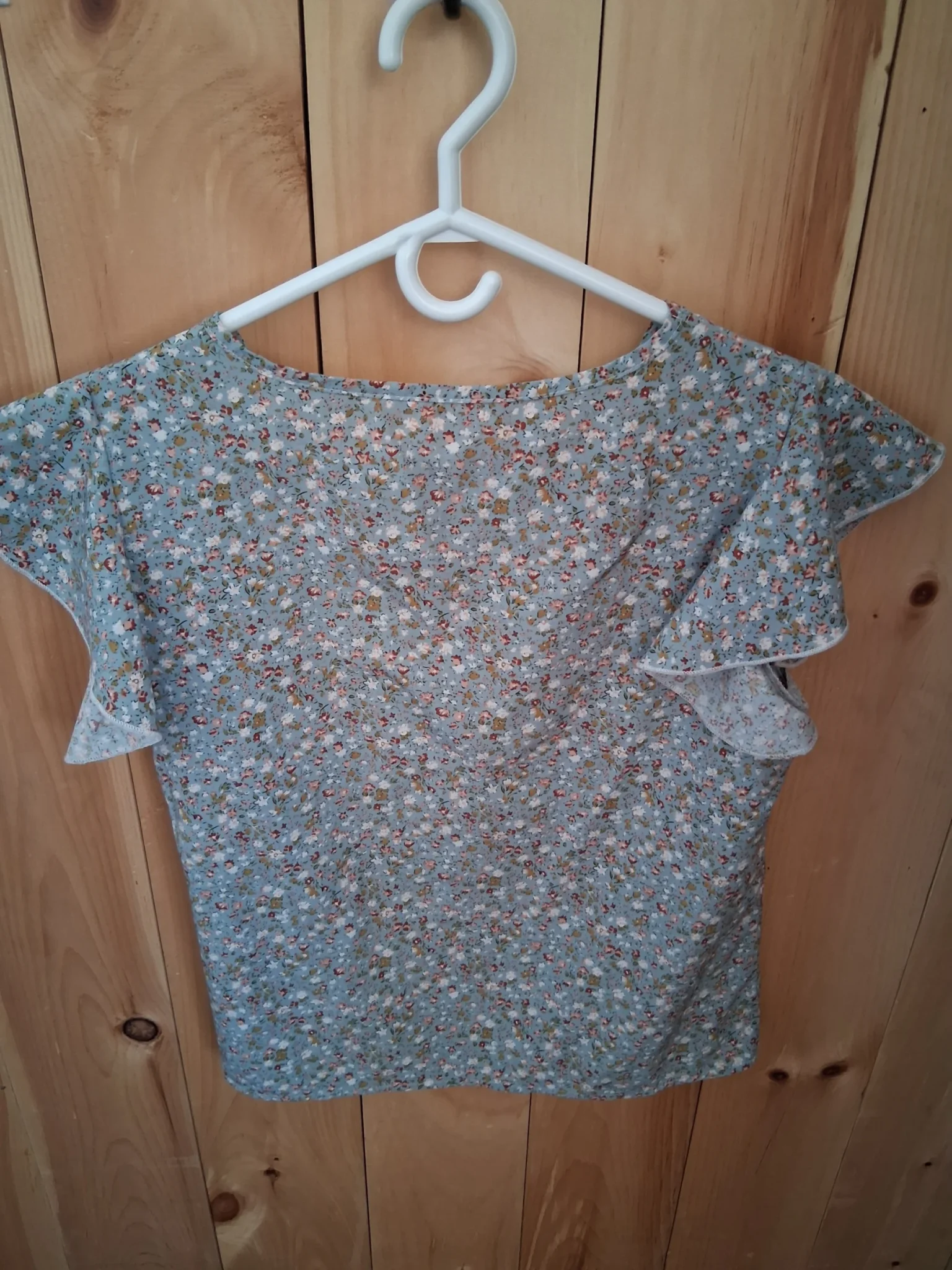 Image for Short-sleeved floral top