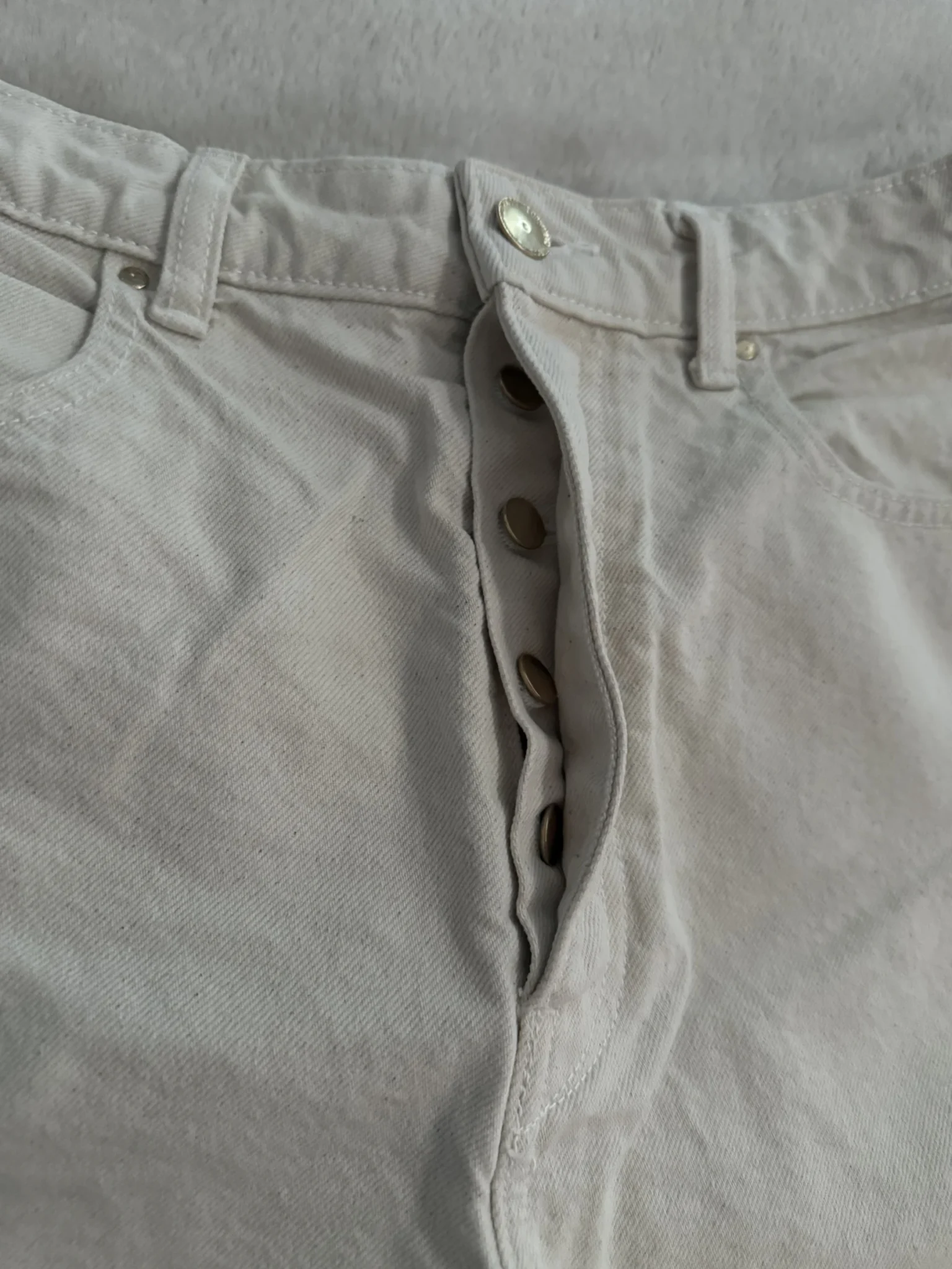Image for Short blanc écru Zara
