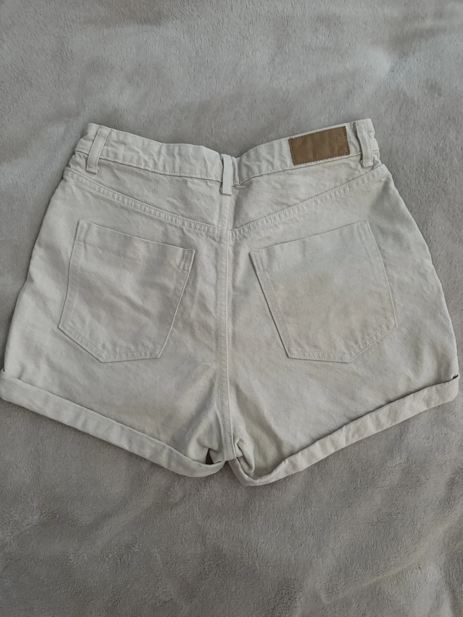 Image for Short blanc écru Zara