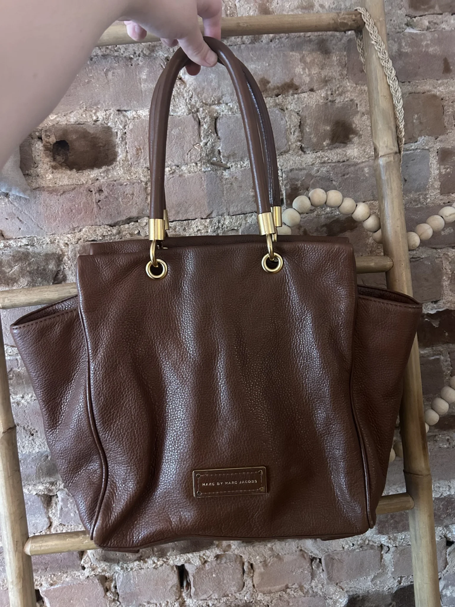 Featured image for Sac en cuir Marc Jacobs