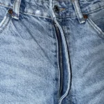 Thumbnail for Short bleu délavé Zara