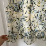 Thumbnail for All in Favor ruffled skirt size S floral motifs