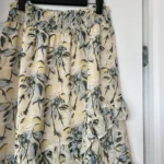 Thumbnail for All in Favor ruffled skirt size S floral motifs