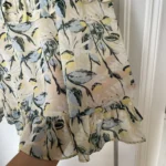 Thumbnail for All in Favor ruffled skirt size S floral motifs