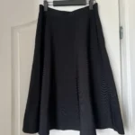 Thumbnail for MaxAzria BCBG knitted skirt in size M black