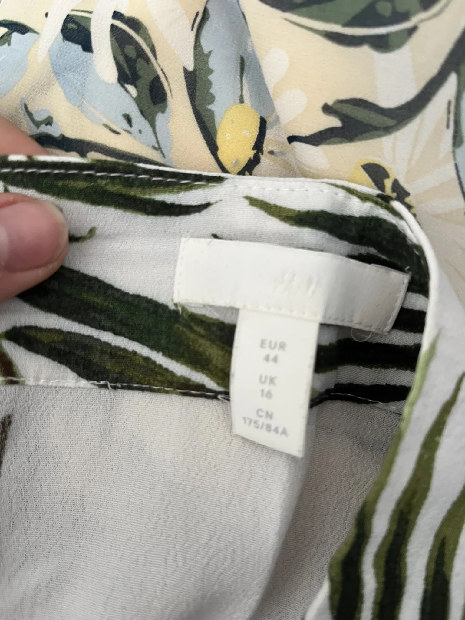 Image for Jupe mi-longue à motif fleuris H&M taille 12US