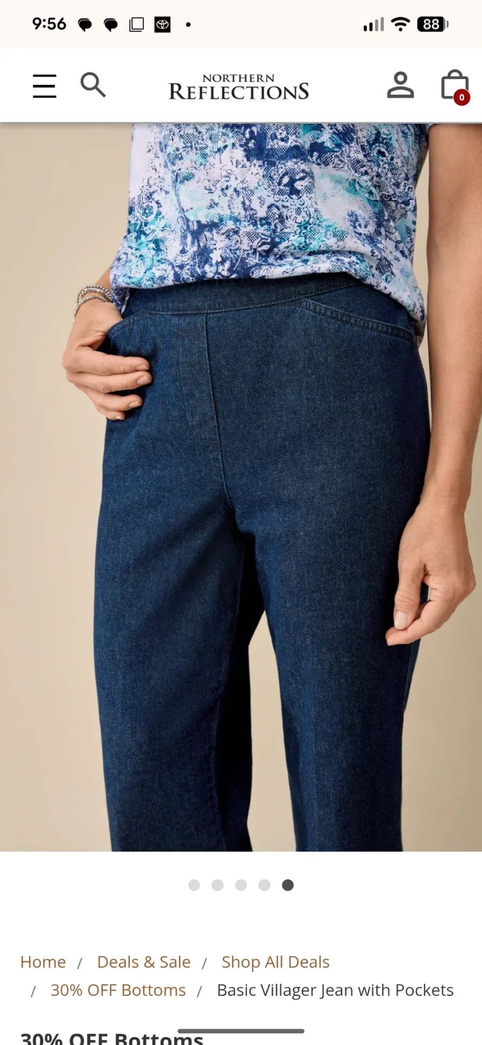 Featured image for Cotton pull-on denim
