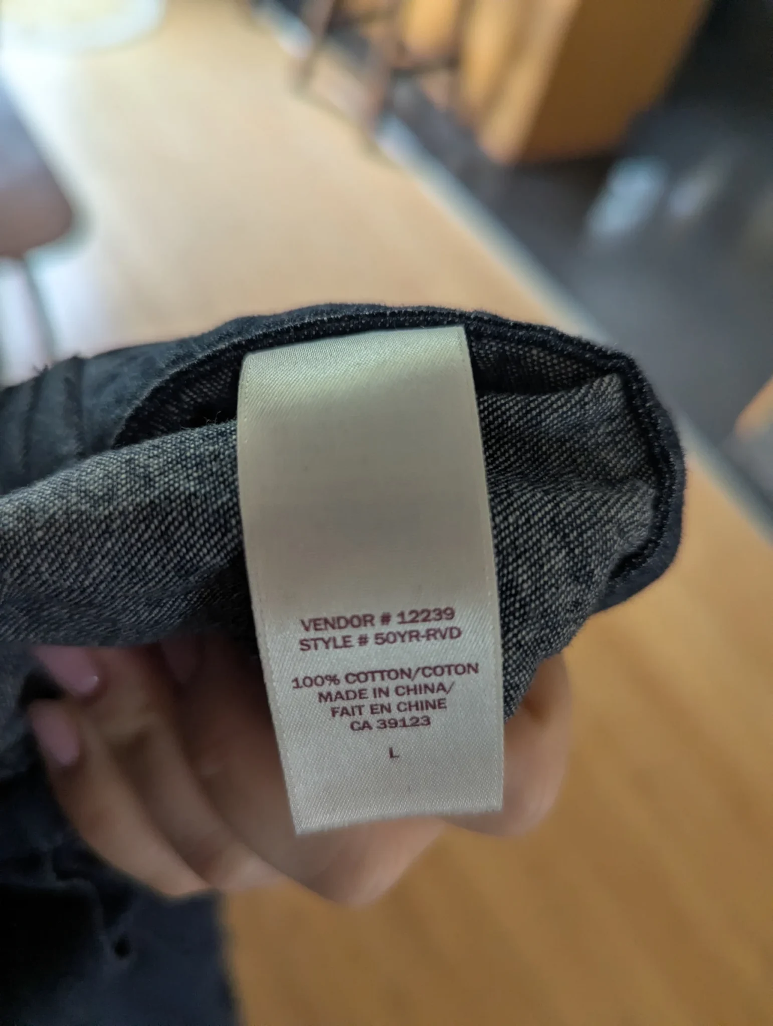 Image for Cotton pull-on denim