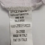 Thumbnail for Frocella – Tunique blanche fleurie 100% coton – Fabriquée en Italie