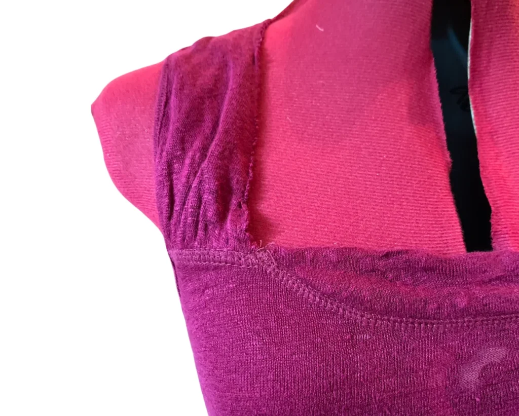 Image for KERSH - Tunique en Tricot Rose Fuchsia avec Ceinture Corde