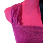 Thumbnail for KERSH - Tunique en Tricot Rose Fuchsia avec Ceinture Corde