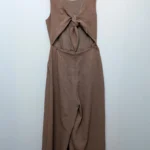 Thumbnail for Wilfred / Aritzia 3/4 Wide Leg Jumpsuit with Tie Back