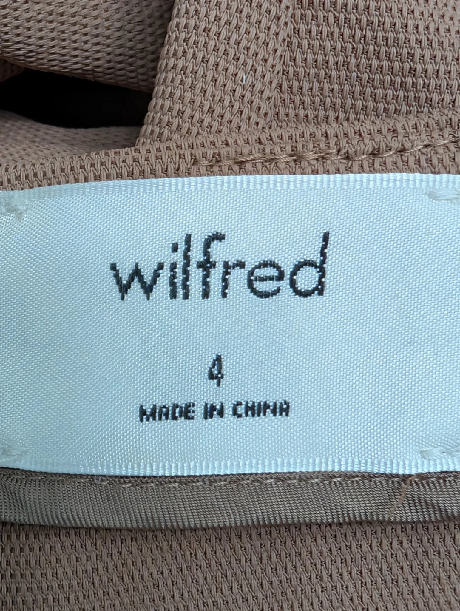 Image for Wilfred / Aritzia 3/4 Wide Leg Jumpsuit with Tie Back