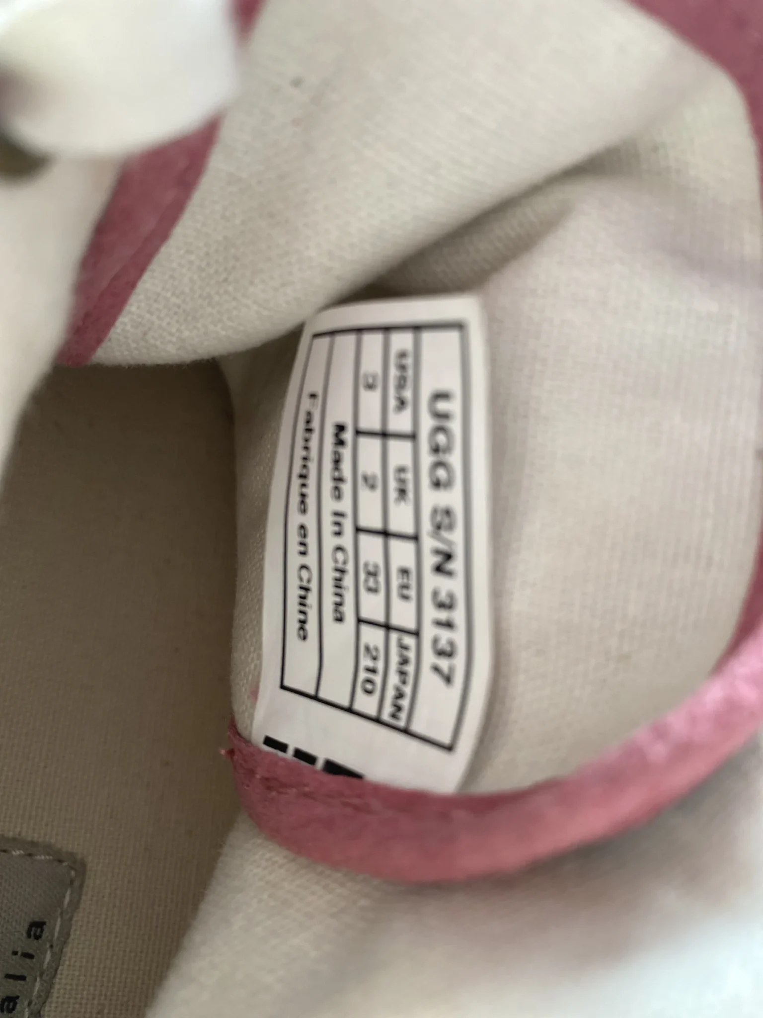 Image for Baskets UGG