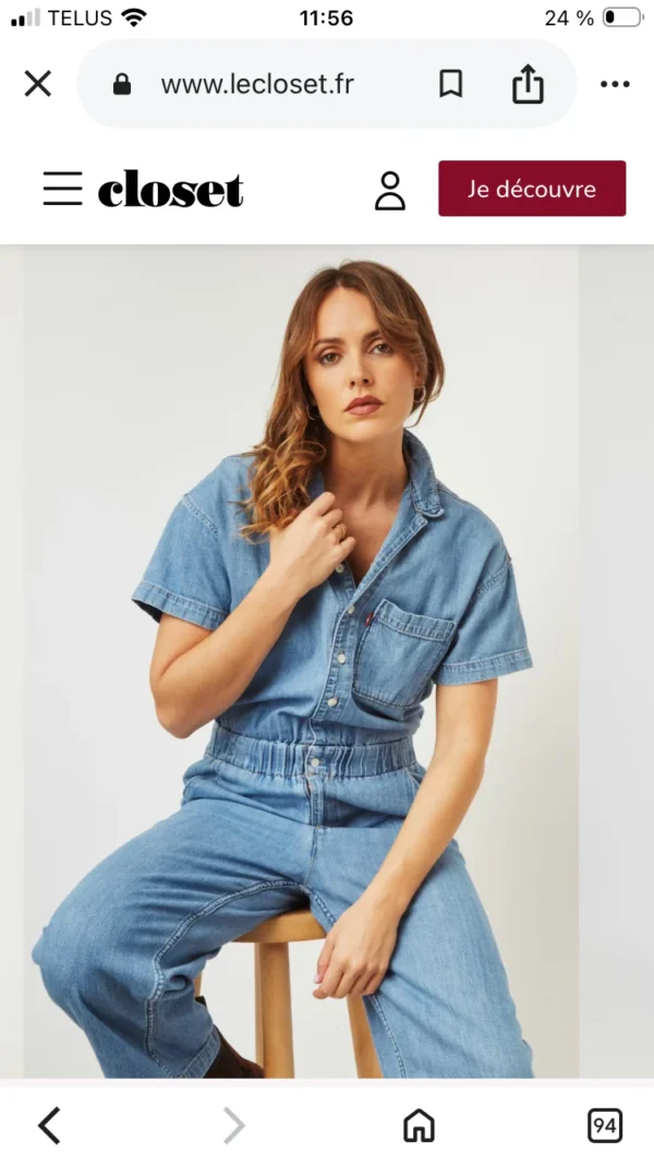 Featured image for Jumpsuit de jeans Levi's medium
