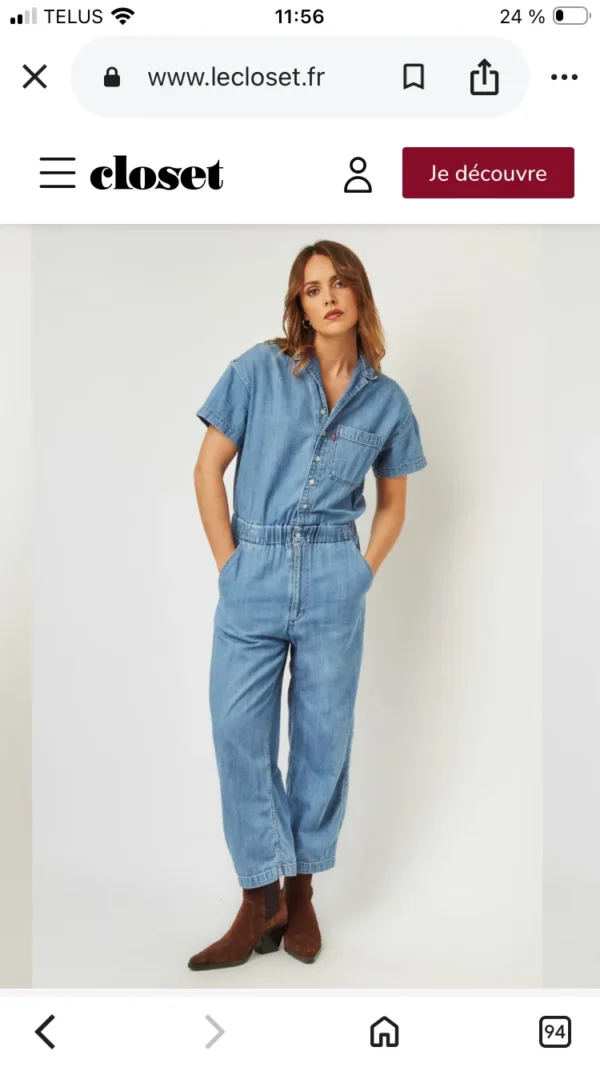 Image for Jumpsuit de jeans Levi's medium