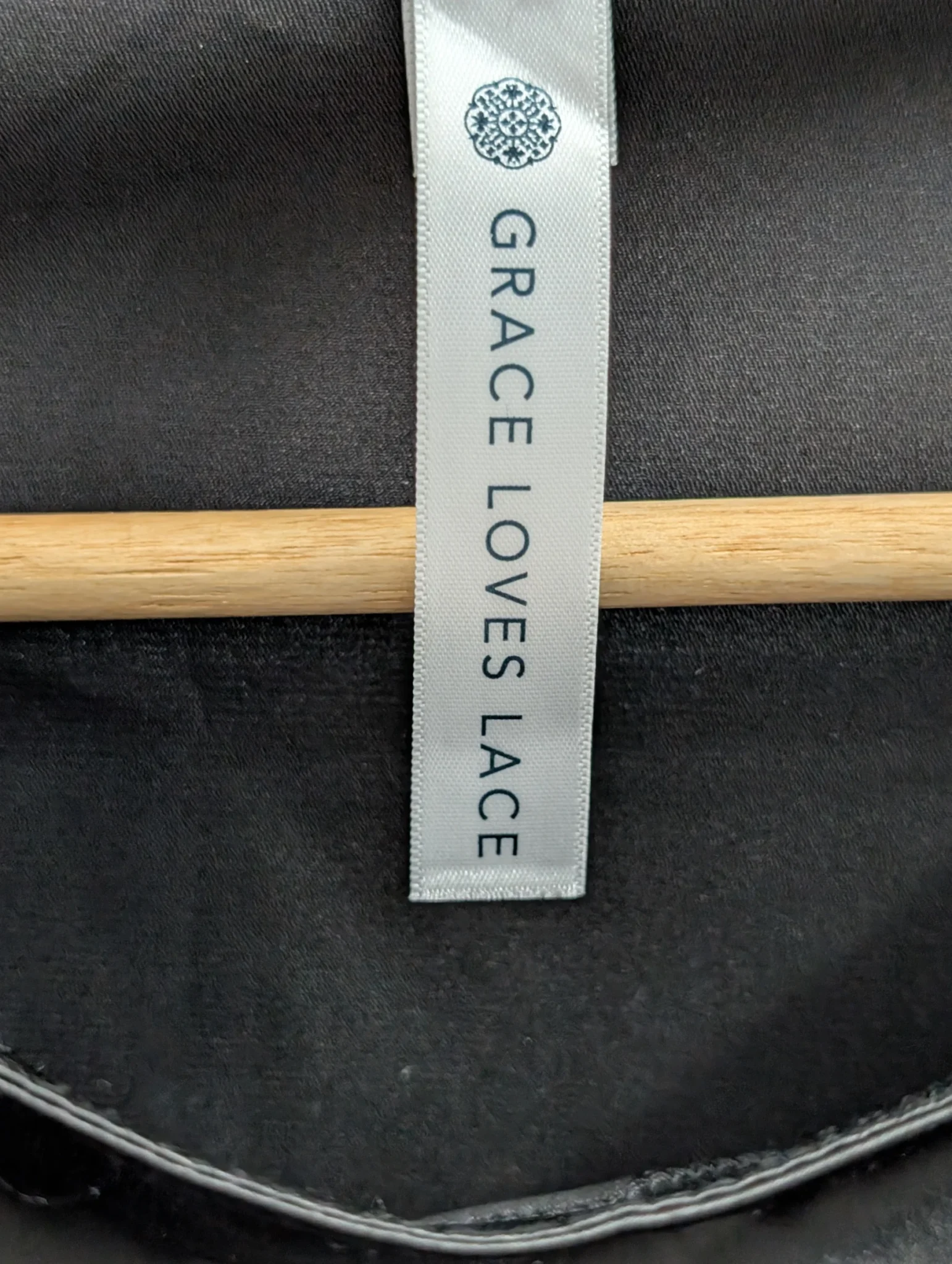 Image for Tunique noire scintillante Grace Love Laces