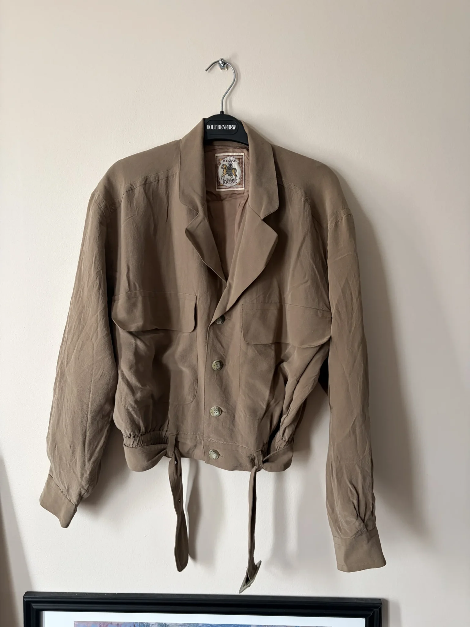 Featured image for Veste 100% soie taille 4 Kris Kross