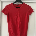 Featured thumbnail for Short-sleeved button-down cardigan