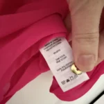 Thumbnail for Bright pink sheer blouse