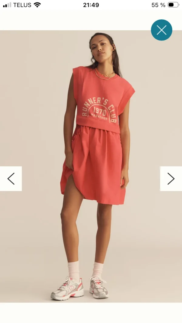 Image for Robe Daily Practice anthropologie - neuve xsmall