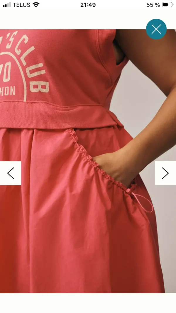 Image for Robe Daily Practice anthropologie - neuve xsmall